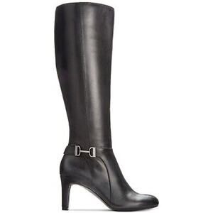 NWOB:‎ ALFANI Black Step N Flex Perri Knee High Boots 9.5 M